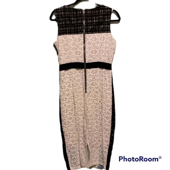 JAX black label Color block Lace Overlay Cocktail dress |8 - Picture 7 of 9